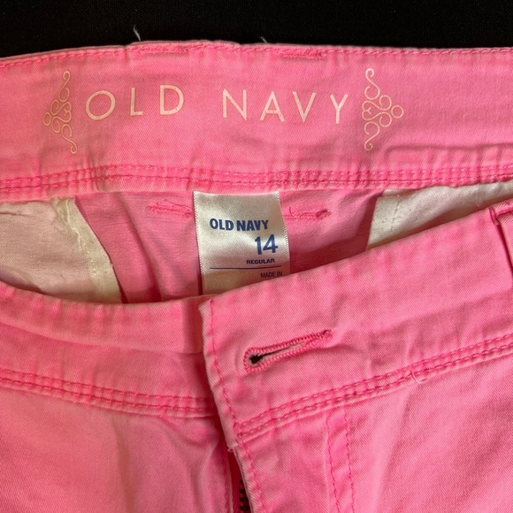 Old Navy Pink Straight Leg Women's Jeans - Picture 2 of 2